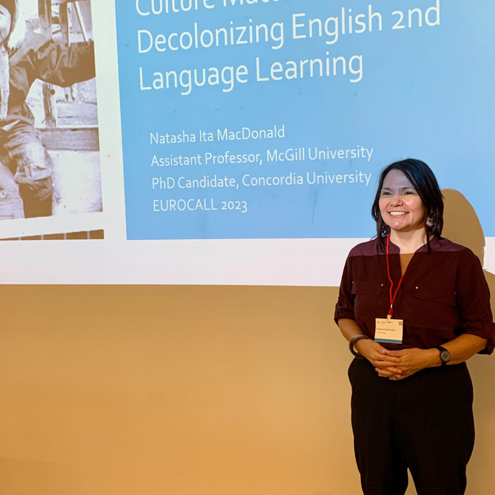 Natasha MacDonald : Œuvrer à décoloniser l’apprentissage des langues secondes